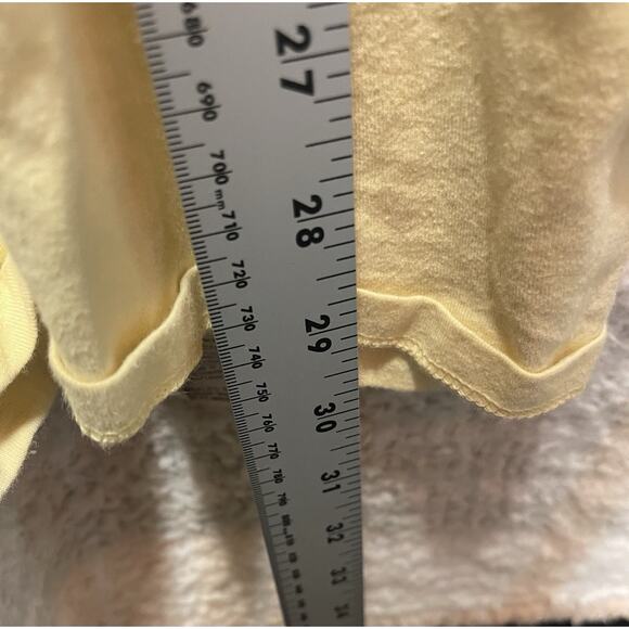 Champion Mens T-Shirt Size 2XL Yellow Short Sleeve Crewneck - Picture 6 of 8